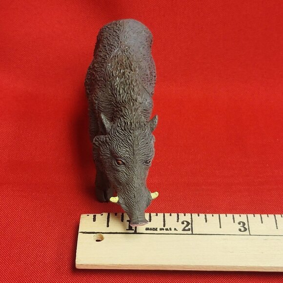 Wild Boar Warthog Toy Figurine Wild Pig Feral Hog Animal Toy - Picture 9 of 12